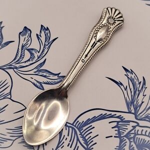 Vintage Silver Spoon Brooch